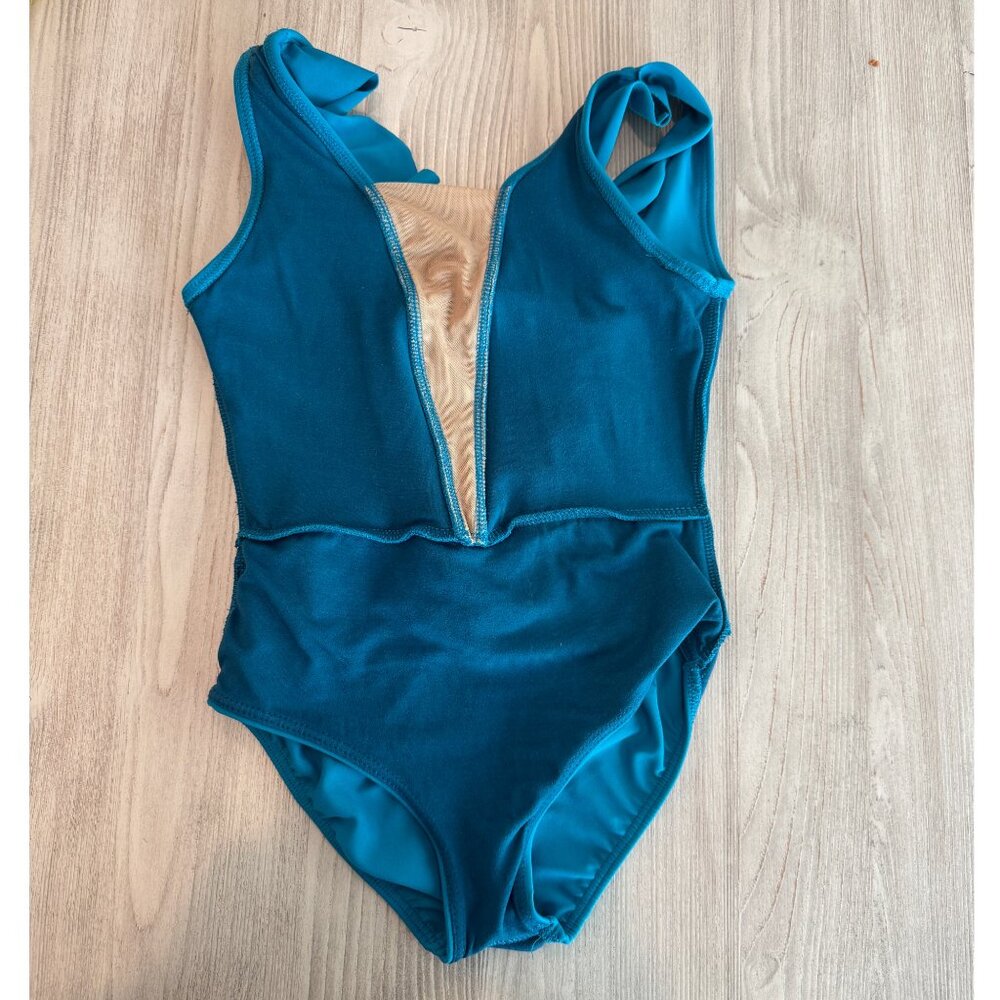 FIVE Dancewear Merci Leotard Teal YM - Picture 5 of 7